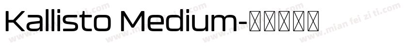 Kallisto Medium字体转换